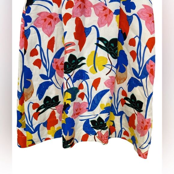 J. Crew A-line Sleeveless Dress in Morning Floral. Size 2 - Picture 6 of 14